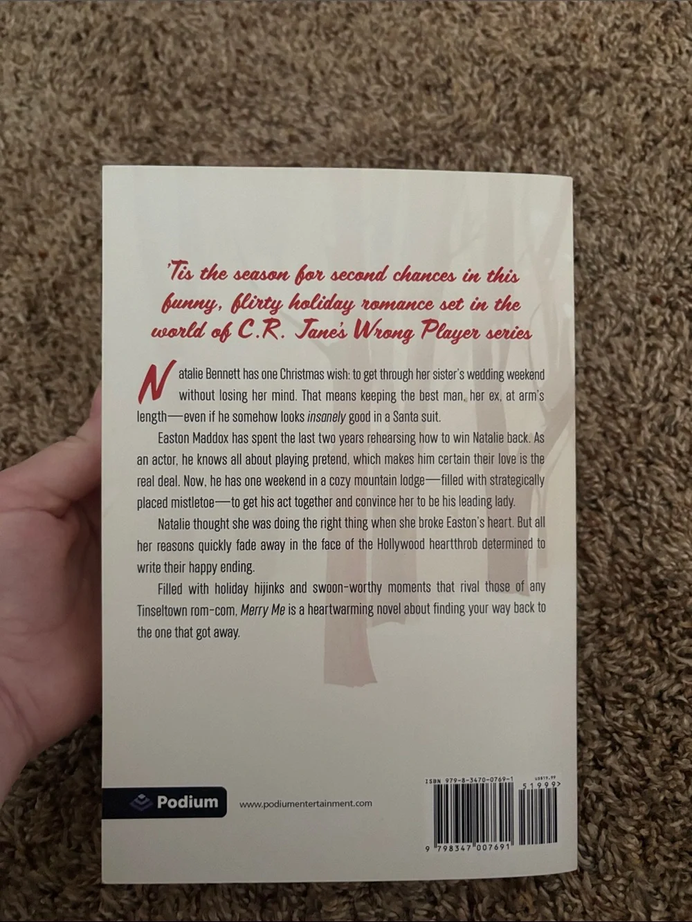 Merry Me by C.R. Jane — Holiday Romance Paperback